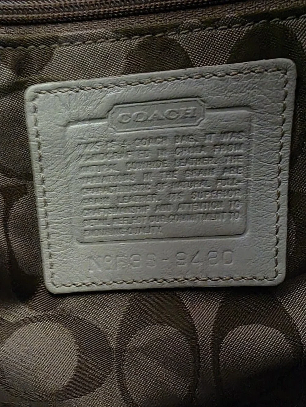 Coach Vintage Soho Large White Leather Convertible Crossbody Shoulder Bag Y2K